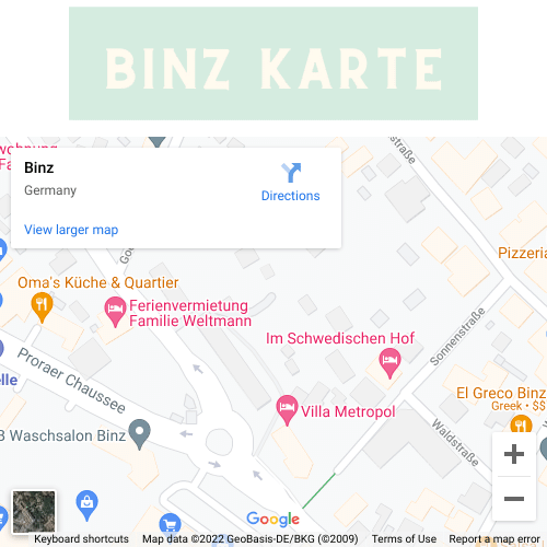 Binz Karte